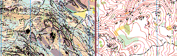 Orienteering map samples
