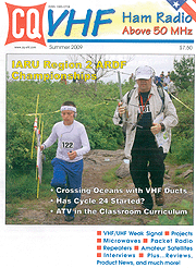 CQ-VHF Summer 2009 cover