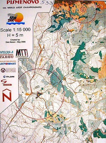 Two-meter map