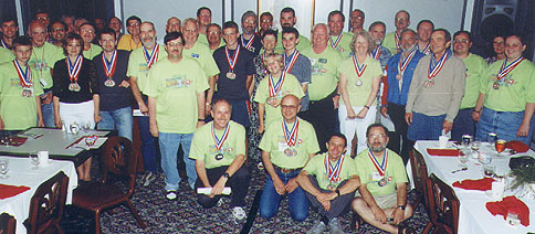 Competitors at closing banquet