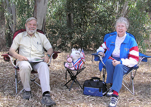 Waiting for the hunters at Lake Los Carneros