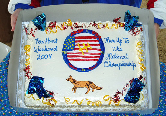 National Foxhunting Weekend cake