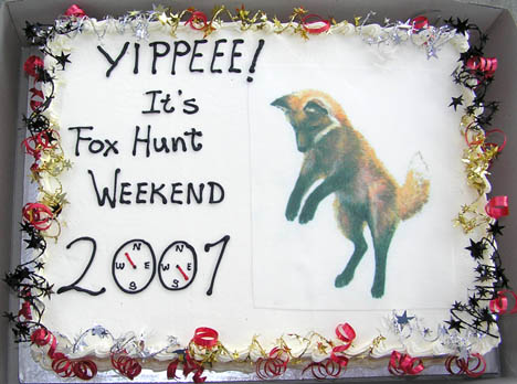 2007 Foxhunt Weekend cake