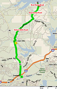 Map to Logger Campground