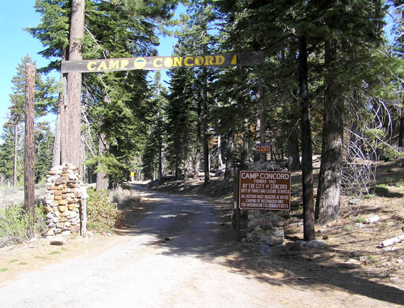 Camp Concord entrance