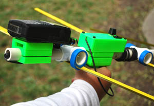Plastic handle and holders