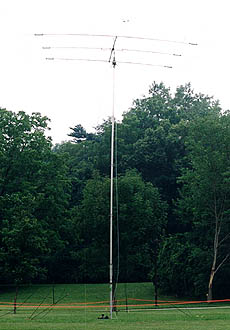 Beam antenna for special events station at 2003 championships