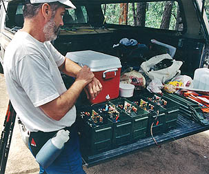Synchronizing the transmitters at 2002 championships