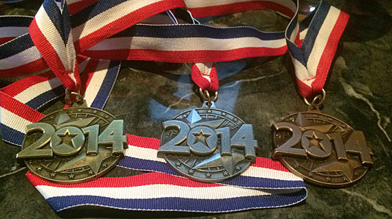 2014 medals