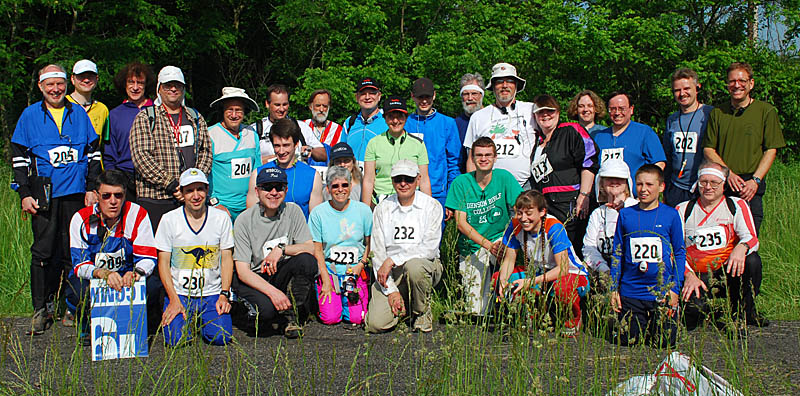 Competitors before 80m event