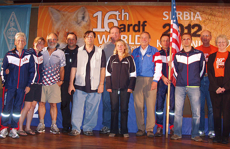 Team USA members in Serbia
